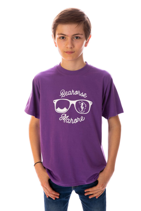 T-shirt violet Seahorse Mahoré