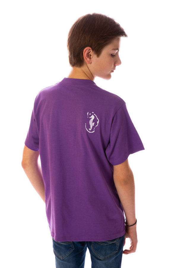 T-shirt violet Seahorse Mahoré