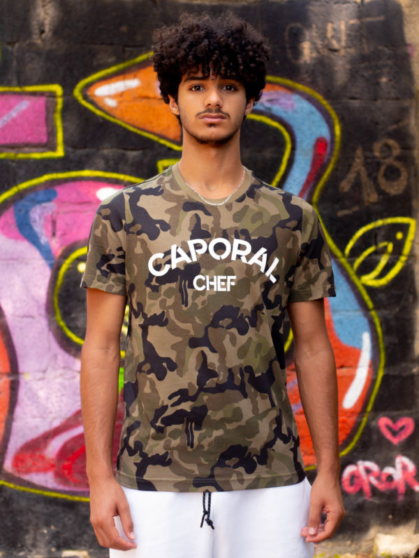 t-shirt camouflage Caopral chef