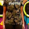 t-shirt camouflage femme