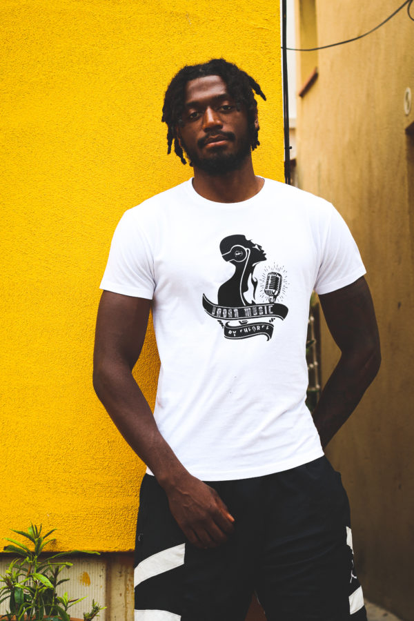 Urban musique tee-shirt Blanc