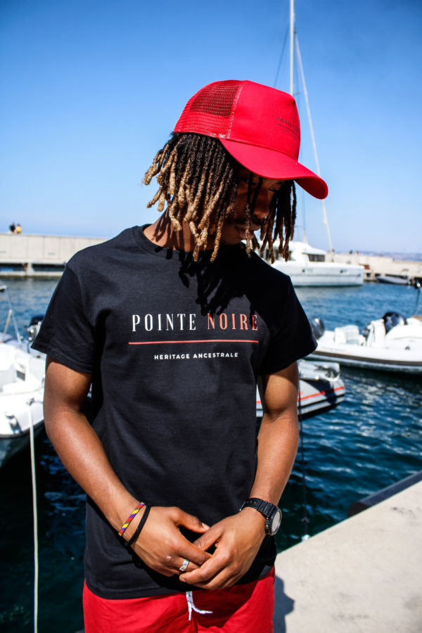 Pointe Noire Casquette couleur rouge