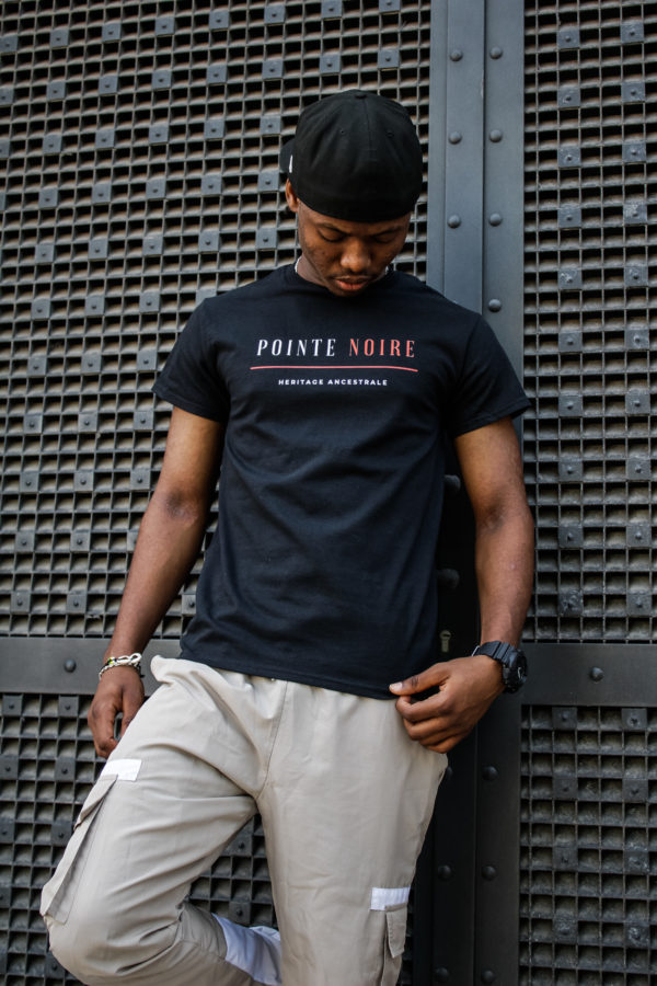 t-shirt pointe noire