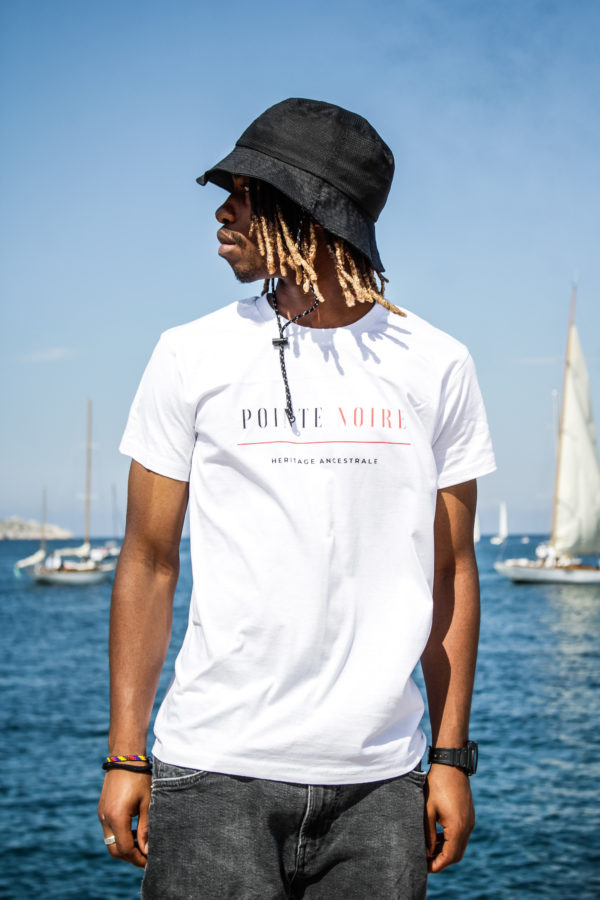 tee-shirt blanc Pointe Noire