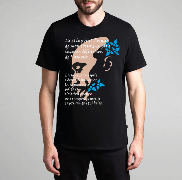 Tee-shirt couleur noir manche courtes pour Homme la femme noir.pdf
